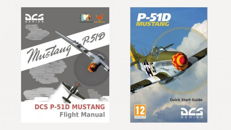 「DCS P-51D Flight Manual EN.pdf」と「DCS P-51D QuickStart Guide EN.pdf」の2つがあります。