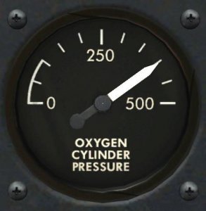 酸素圧力計